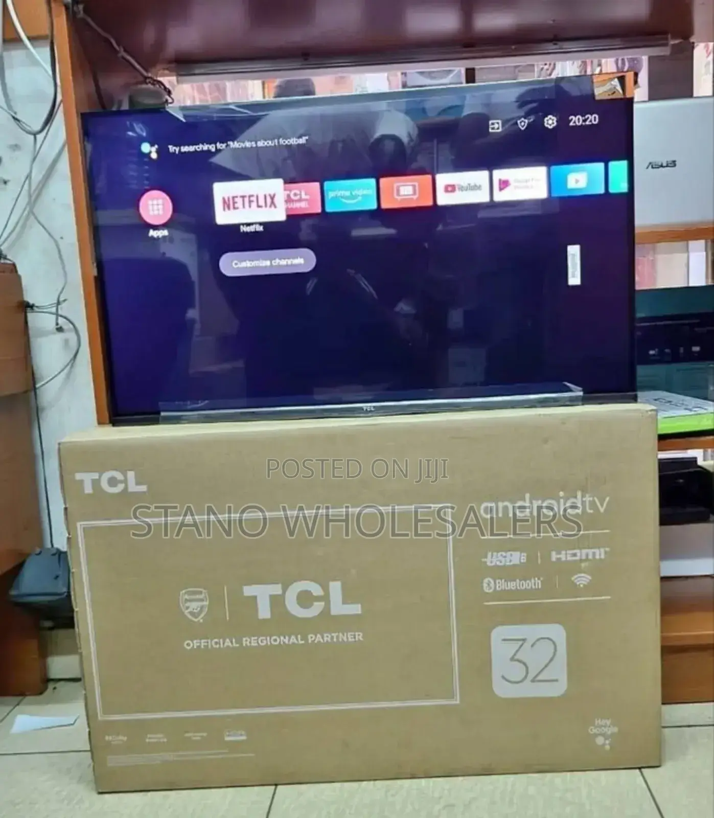 Frameless TCL 32 Inc Android Tv