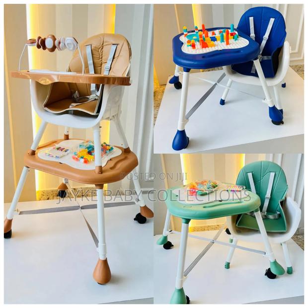 6-in-1 Multifunction Baby Chair High Chair, Table Play Station