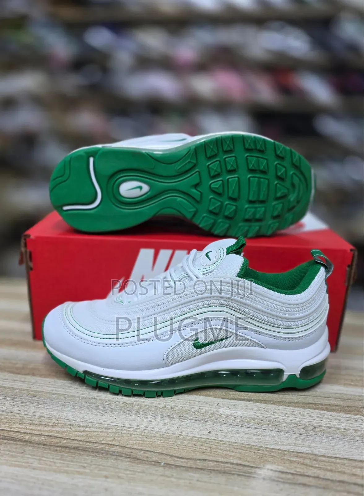 Airmax 97 Green/Black Sole/Red Sole