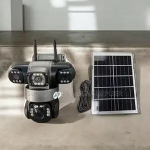V380 Pro 20mp 4g Ptz Waterproof And Durable Triple Lens Solar Camera