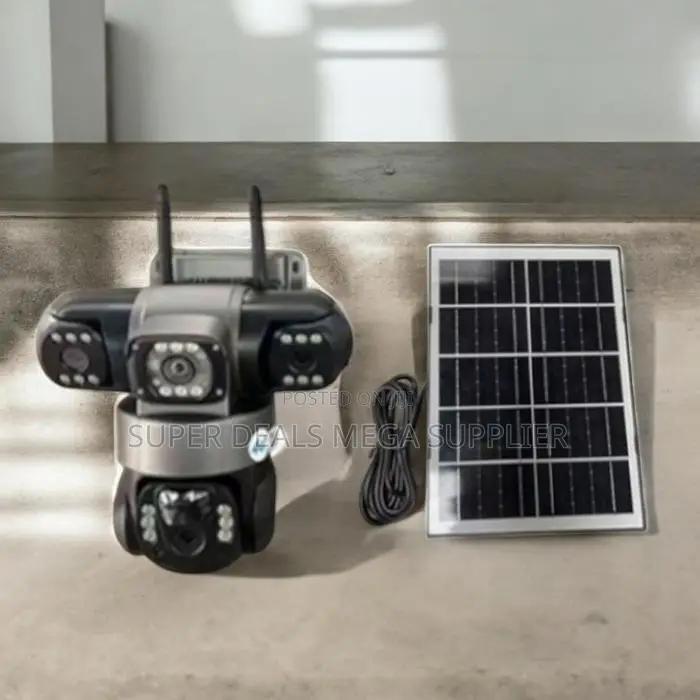 V380 Pro 20mp 4g Ptz Waterproof And Durable Triple Lens Solar Camera