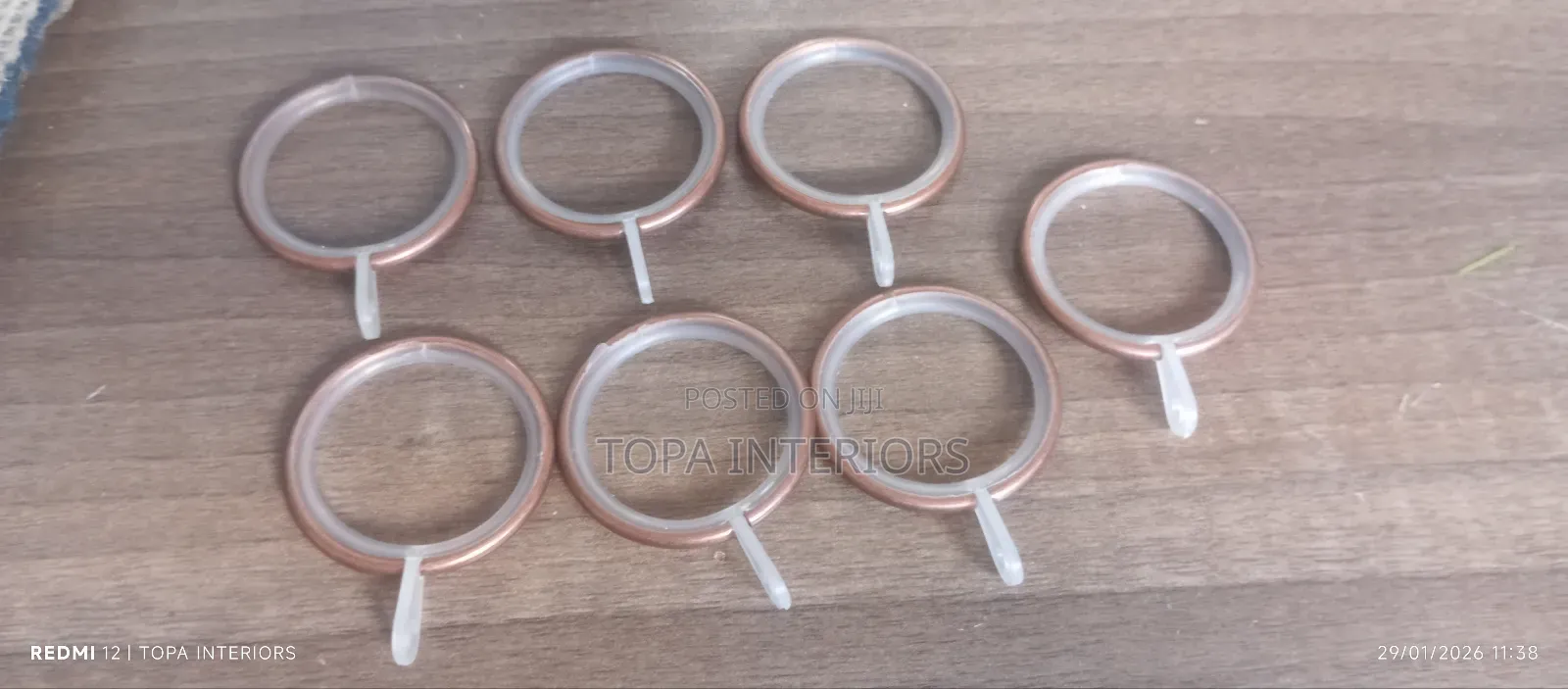 Silent Drapery Curtain Rings for Smooth Curtain Flow
