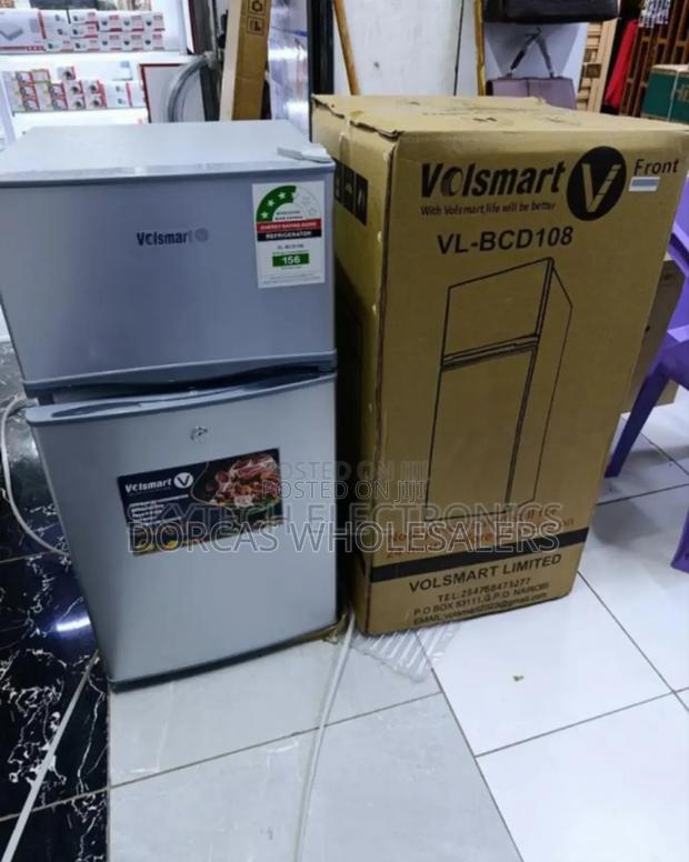 Double Door Fridge -Volsmart 108l Fridge