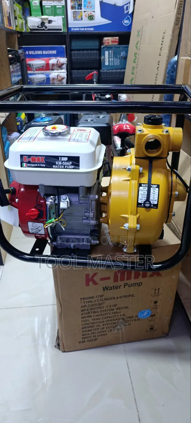 K Max High Pressure Water Pump/ Petrol Engine 2" High Pressure Pump