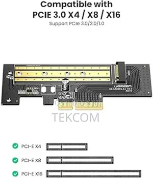 Ugreen M.2 Nvme To Pci-e 3.0 × 4 Expansion Card