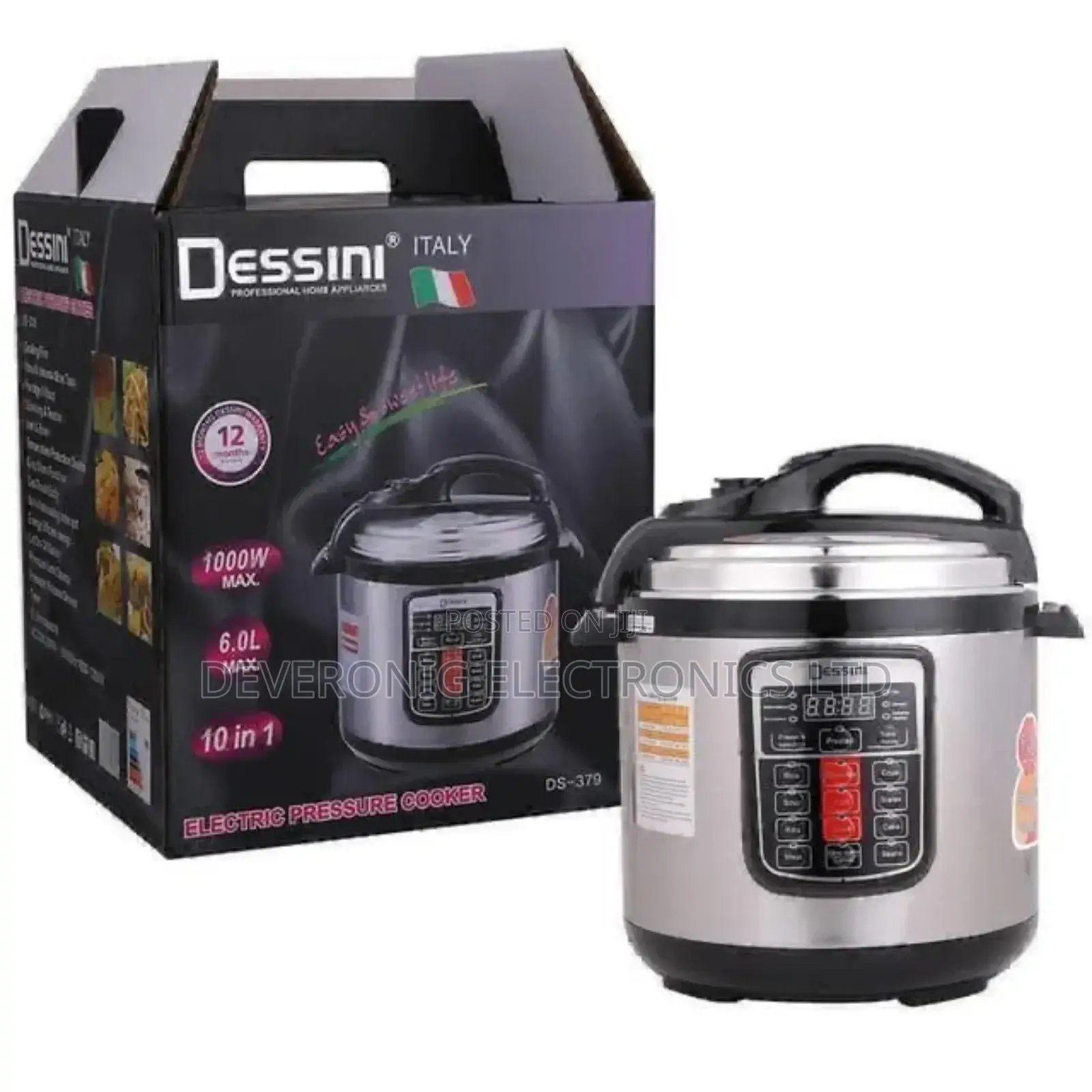 *Bosch and Dessini Electric Pressure Cooker* 6 Litres1000w