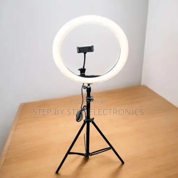 Adjustable Brightness 12 Inch Led Ring Light With 2m Tripod Stand