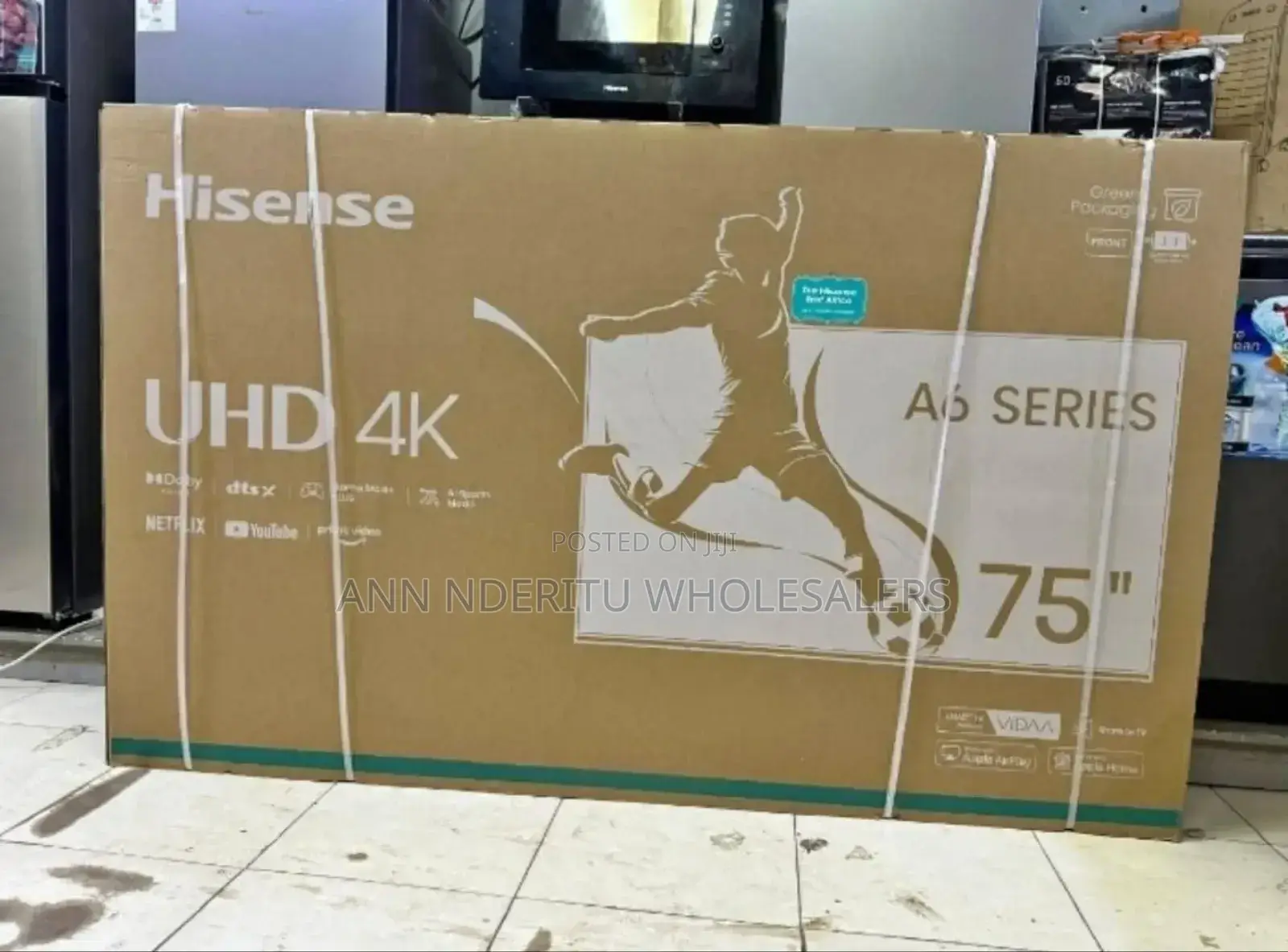 Restocked Hisense 75 Inch New Model Television
