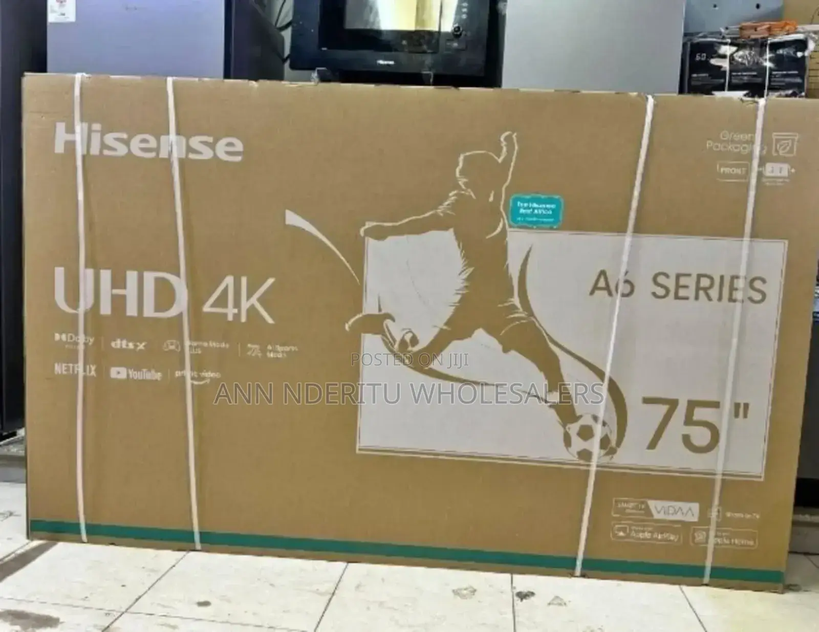 Restocked Hisense 75 Inch New Model Television