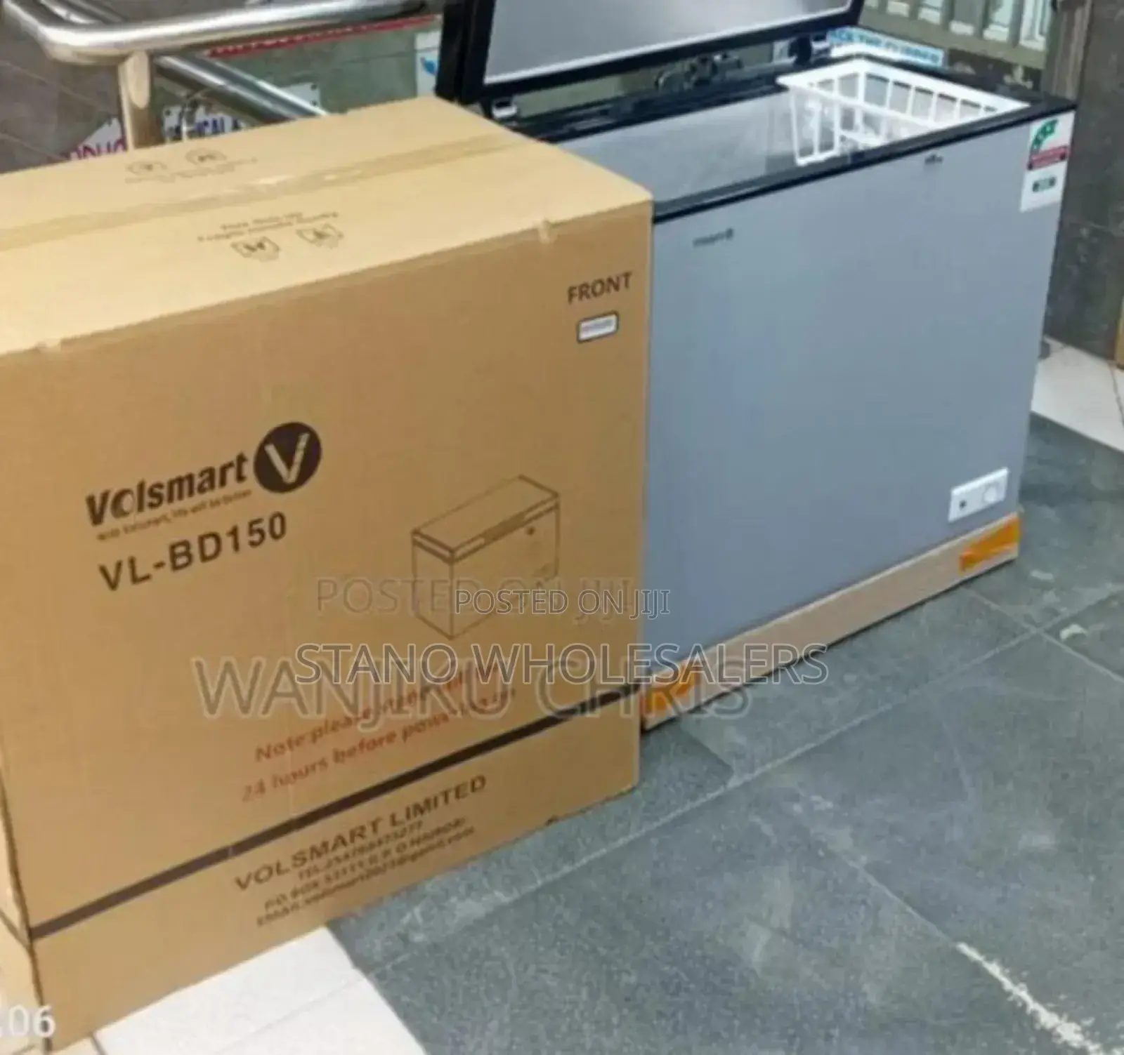 Colour White - Volsmart 150l Freezer. With Warranty