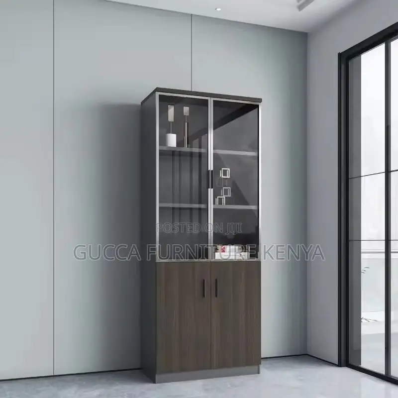 2-door Wooden Filling Office Cabinet