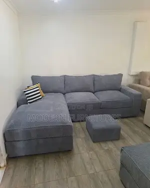 Dark Grey L Sofa/ L Shaped Sofa
