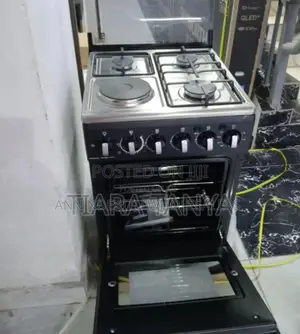 3gas 1electric Plate. 50by50 Global Star Cooker. Electric Oven