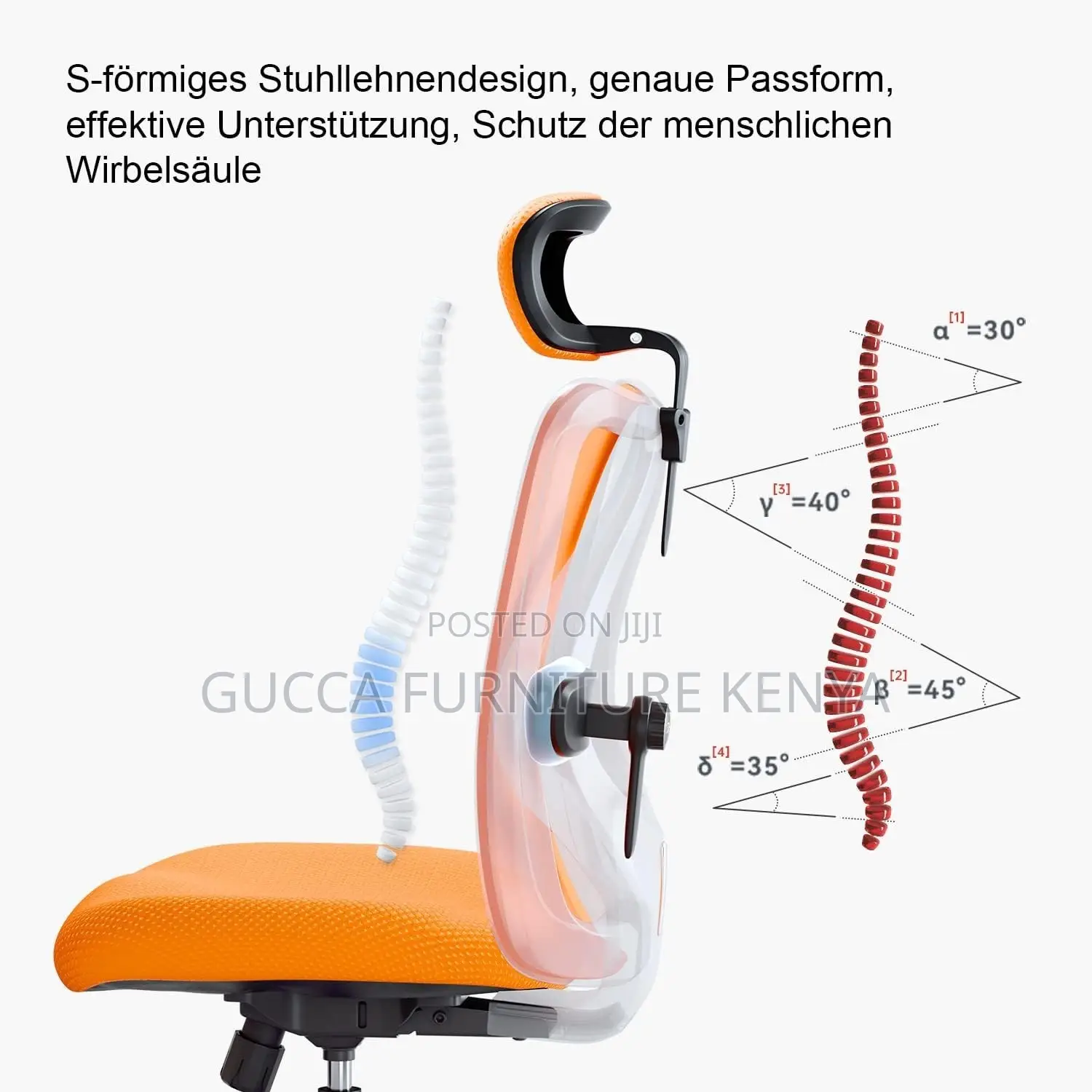 Modern Ergonomic Adjustable Office Computer Chair