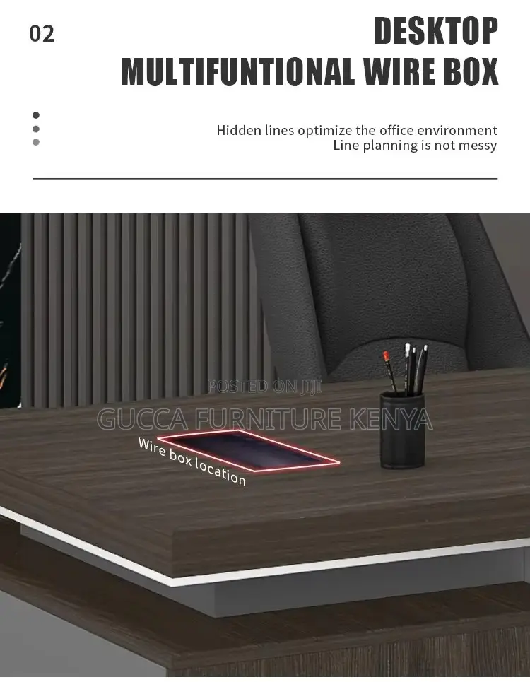 1.8 Meters Executive L-shaped Office Desk