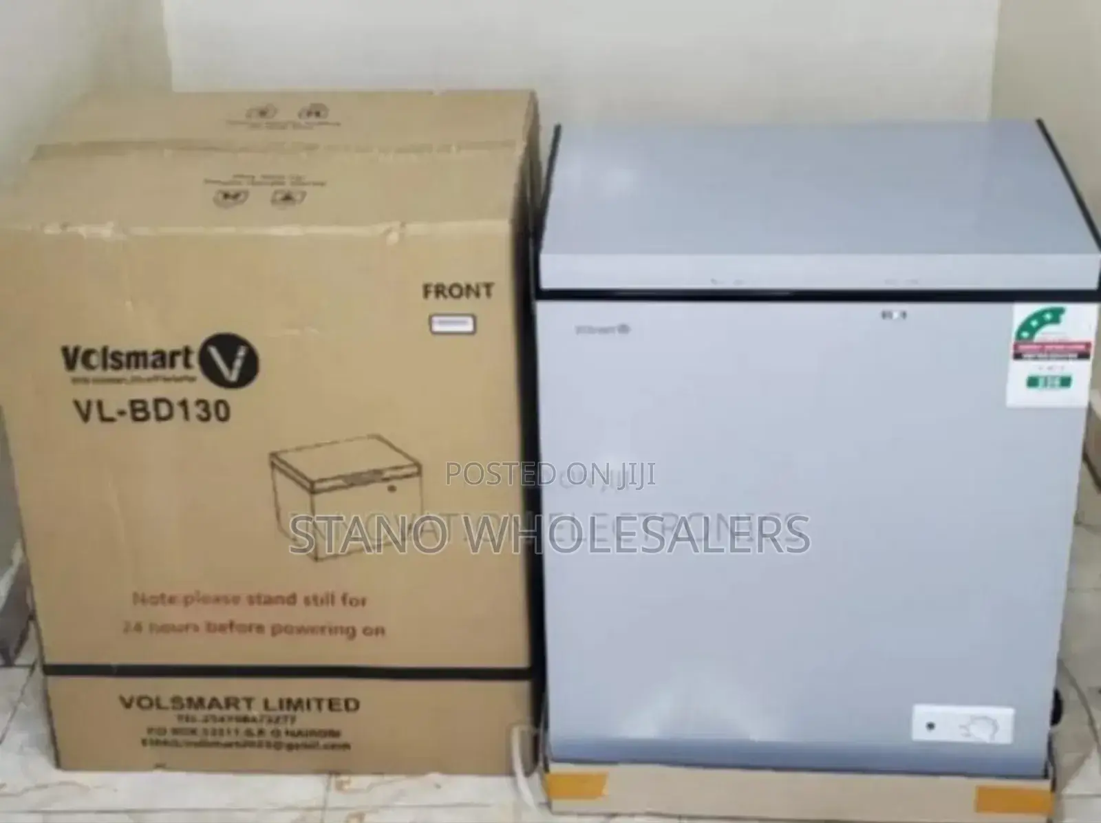 Colour Silver. Volsmart 130l Freezer. 130l