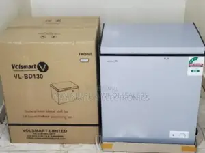Colour Silver. Volsmart 130l Freezer. 130l