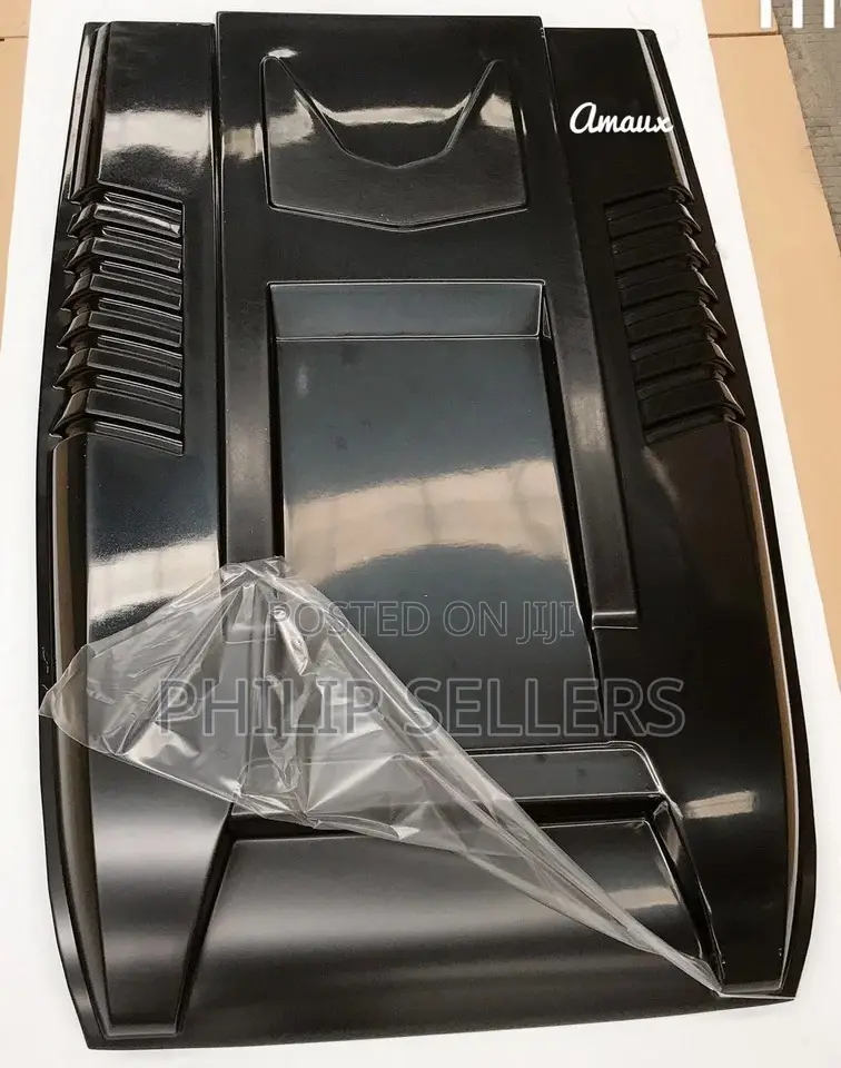 Bonnet Hood Scoop Cover Matte Black for Ford Ranger