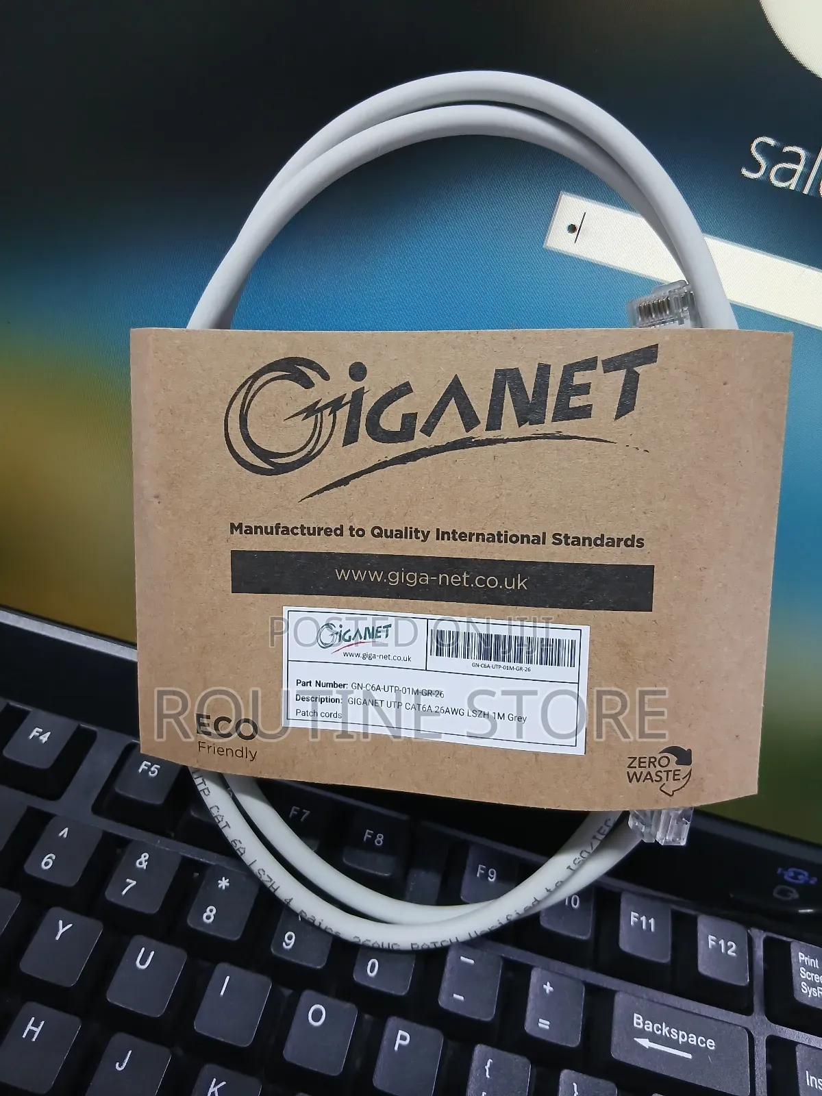 Giganet 1mtr Patchcord Cat 6a