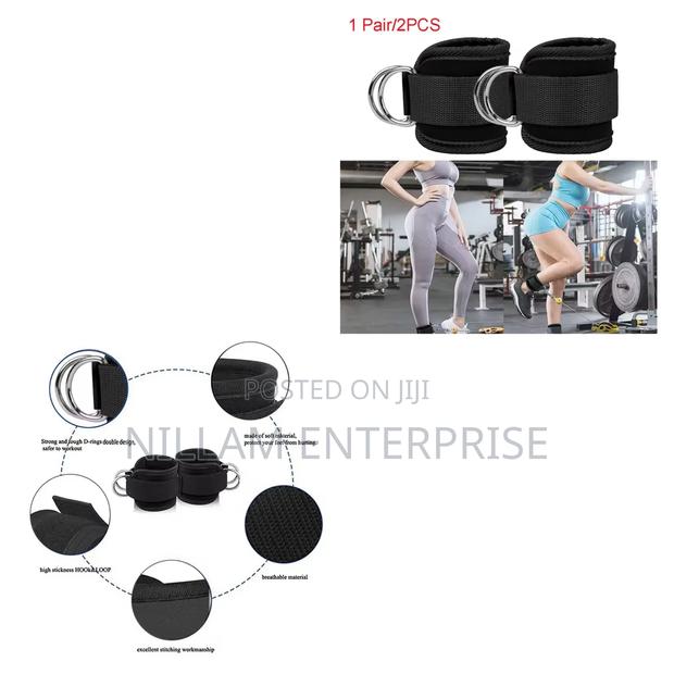 2pcs Ankle Straps for Cable Machines Kickbacks - thumbnail 2