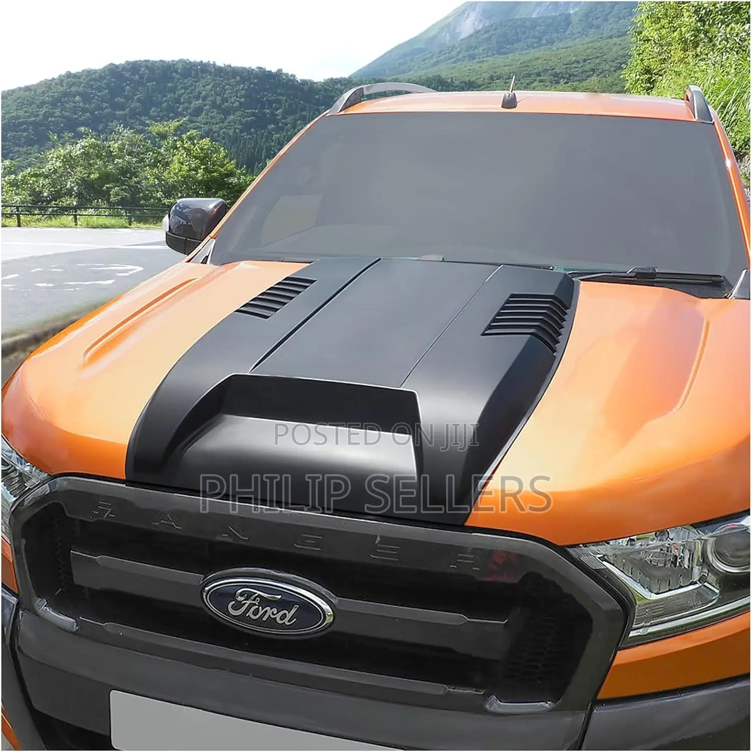 Deflector Shield Vent Cover Protector Matte Black