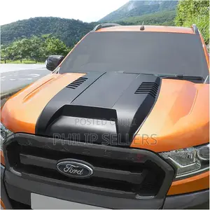 Deflector Shield Vent Cover Protector Matte Black