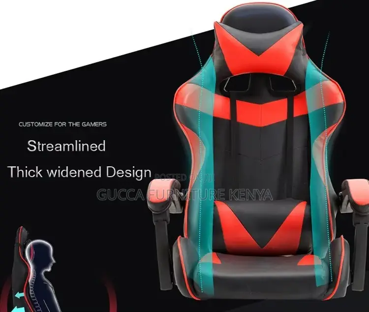 Leather Ergonomic Adjustable Gaming Chair
