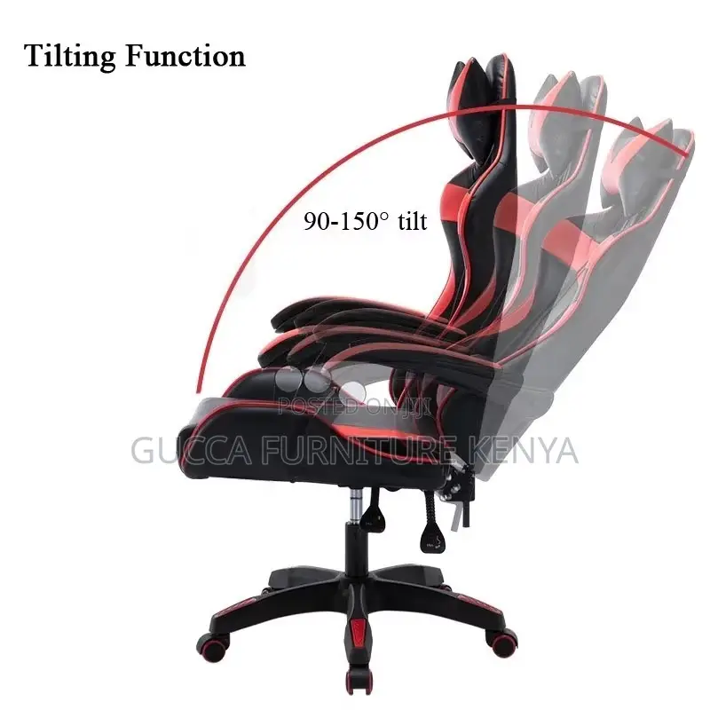 Leather Ergonomic Adjustable Gaming Chair