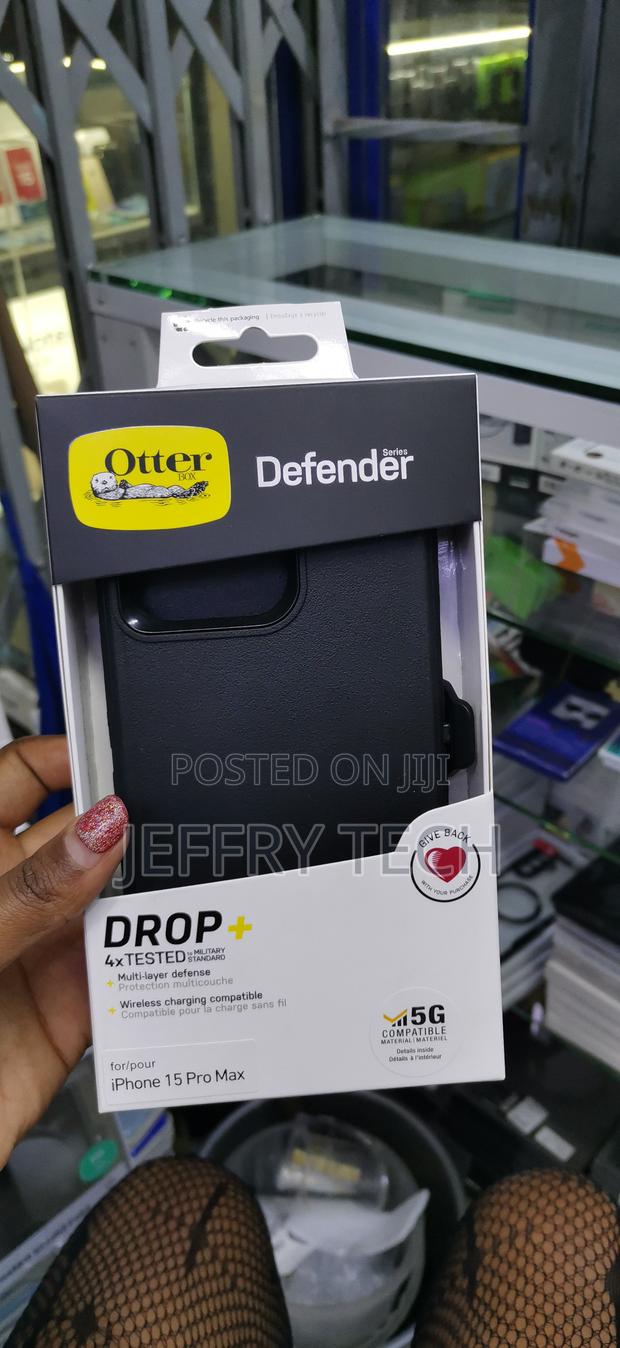 Rokii Otterbox iPhone 15 Pro Max Defender Rugged Durable - main view