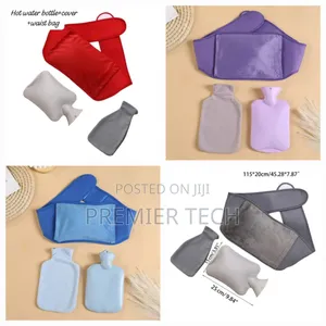Waist Hot Water Bottle . Blue,Purple Grey,Red