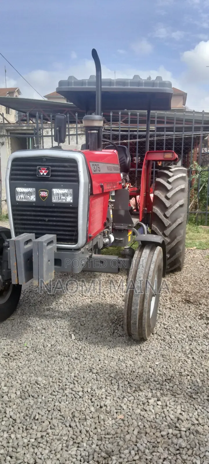 Brand New Mf 375 2wd + Plough +Front Weights+ Drawbar