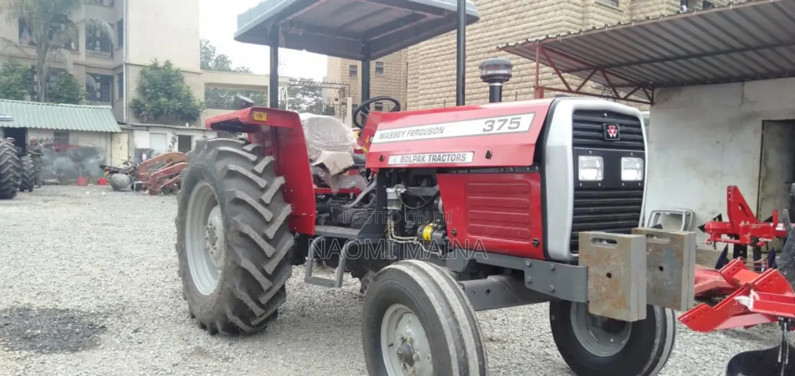 Brand New Mf 375 2wd + Plough +Front Weights+ Drawbar