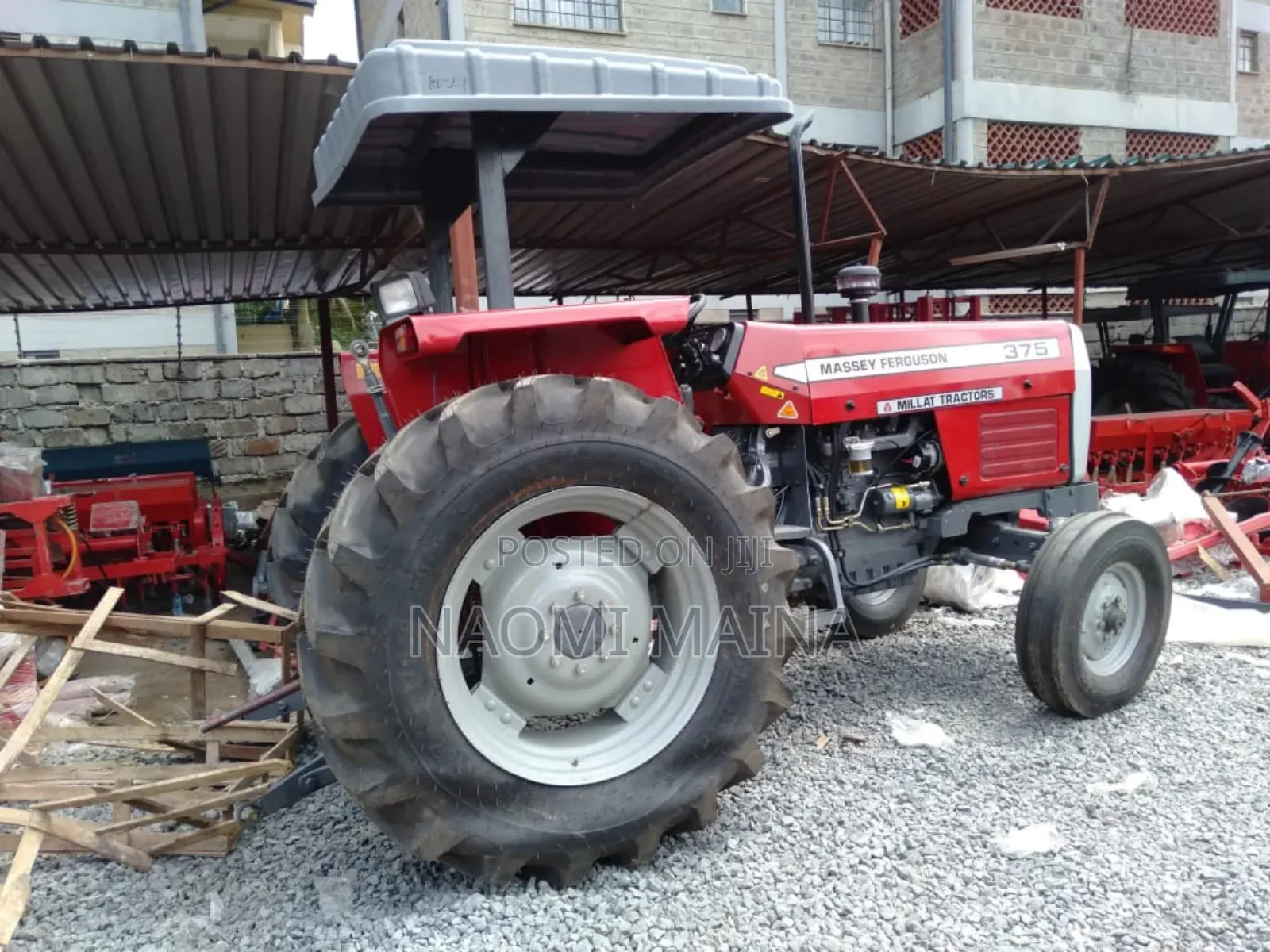 Brand New Mf 375 2wd + Plough +Front Weights+ Drawbar