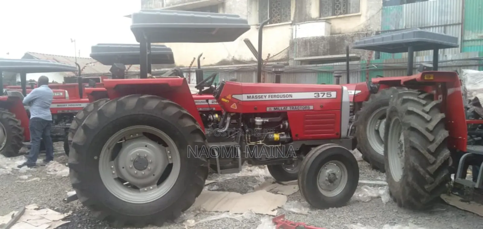 Brand New Mf 375 2wd + Plough +Front Weights+ Drawbar