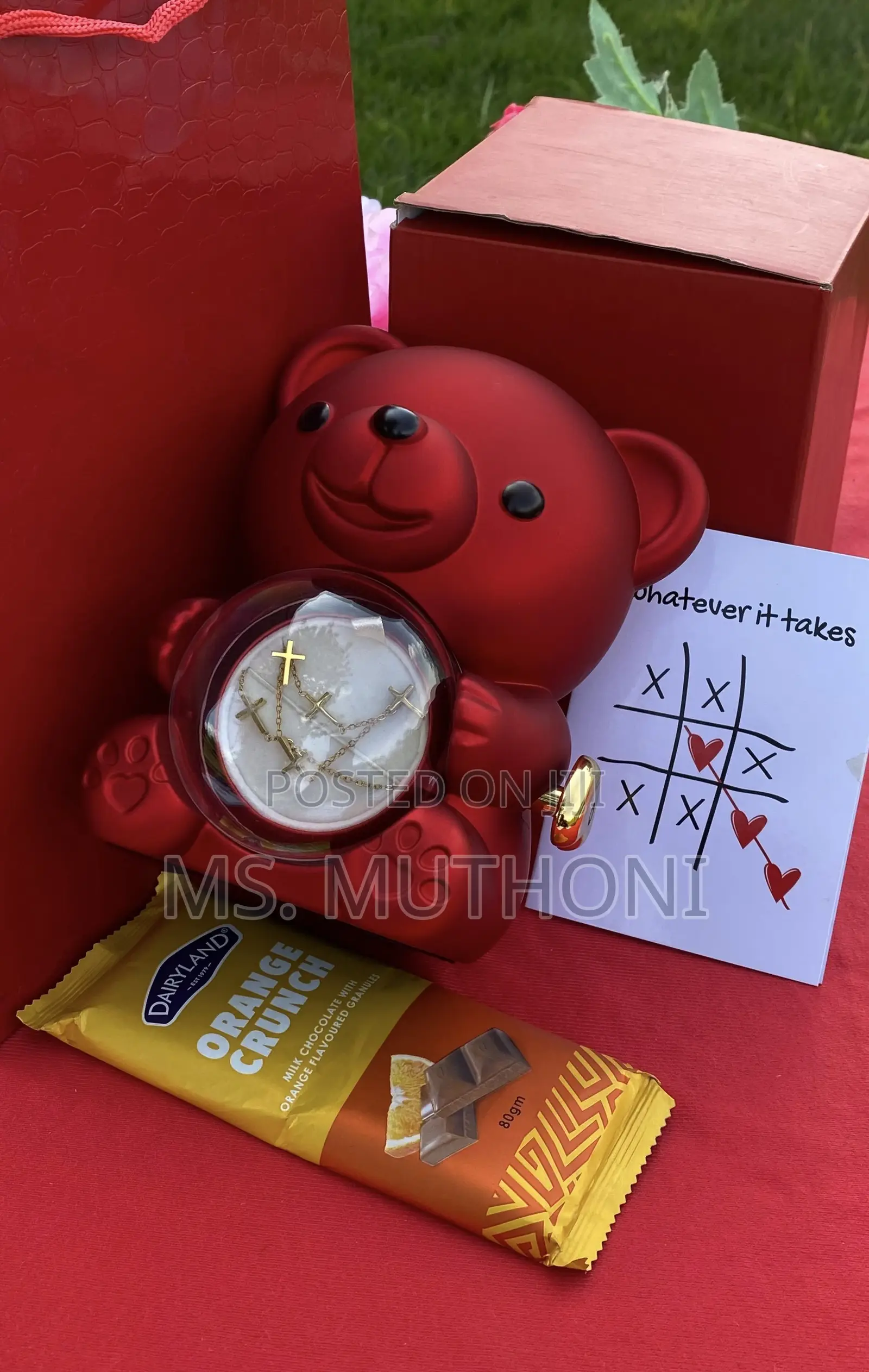 Teddy Bear / Chocolate Birthday Ladies Gift Hamper