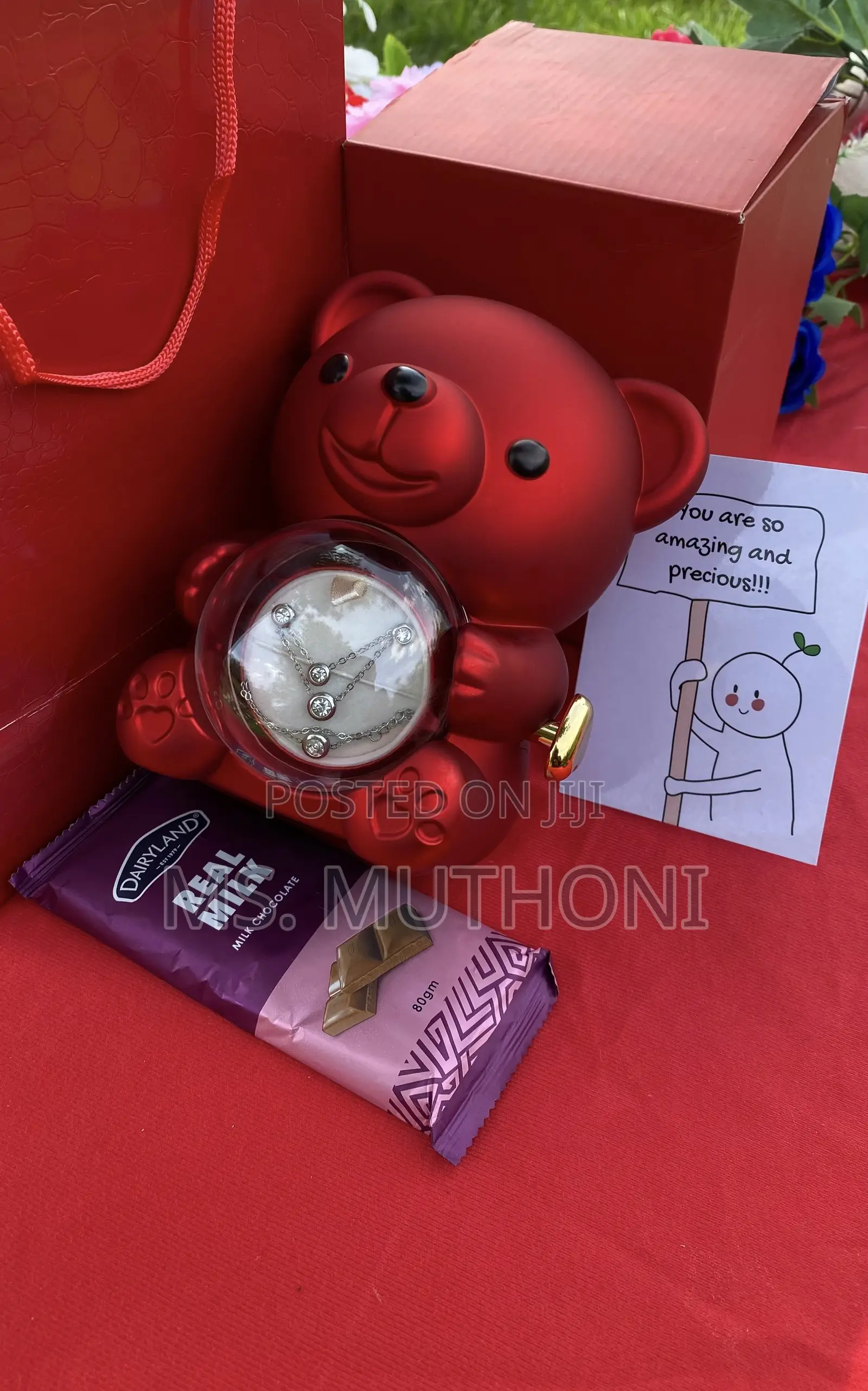 Teddy Bear / Chocolate Birthday Ladies Gift Hamper