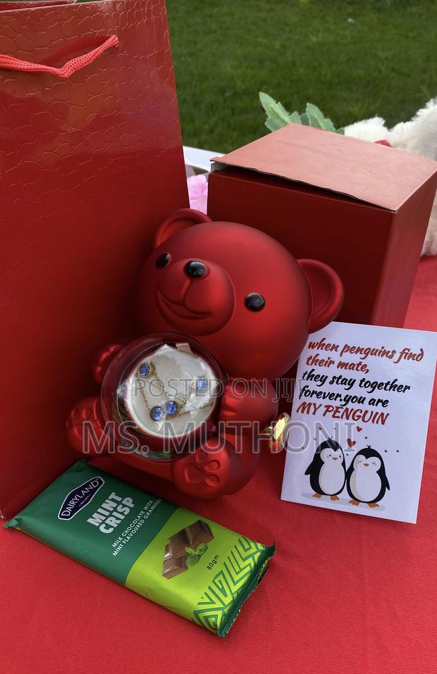 Teddy Bear / Chocolate Birthday Ladies Gift Hamper - main view