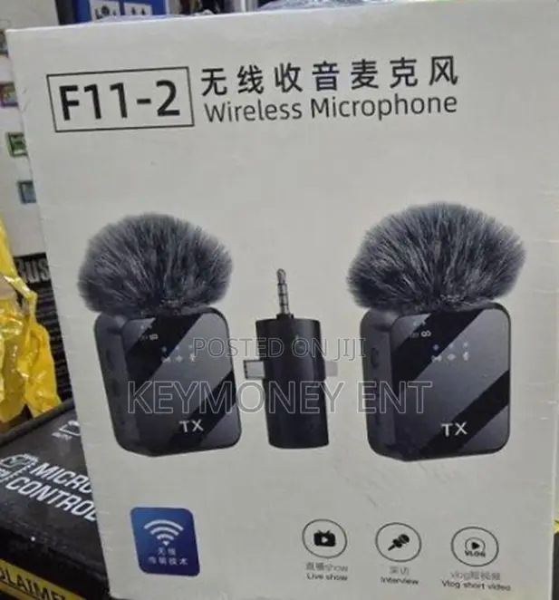 F11-2 Dual Lavalier Wireless Microphone