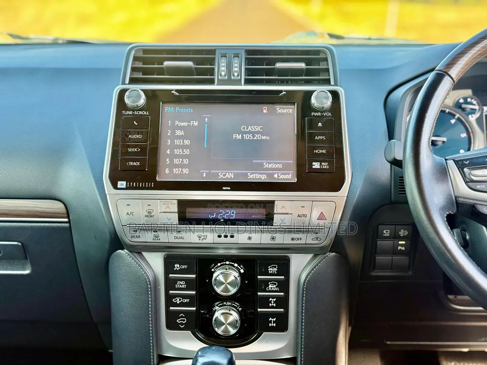Toyota Land Cruiser Prado 2.8 2019 Black