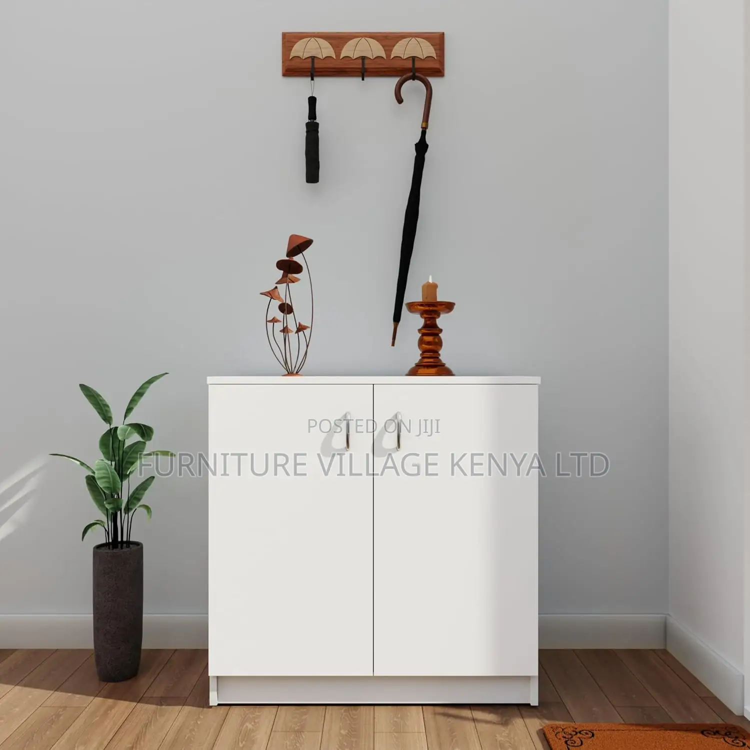2-door Wooden Office Credenza Cabinet