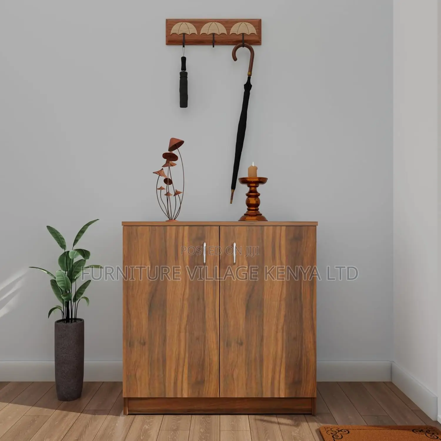 2-door Wooden Office Credenza Cabinet