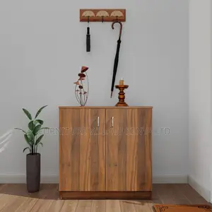 2-door Wooden Office Credenza Cabinet