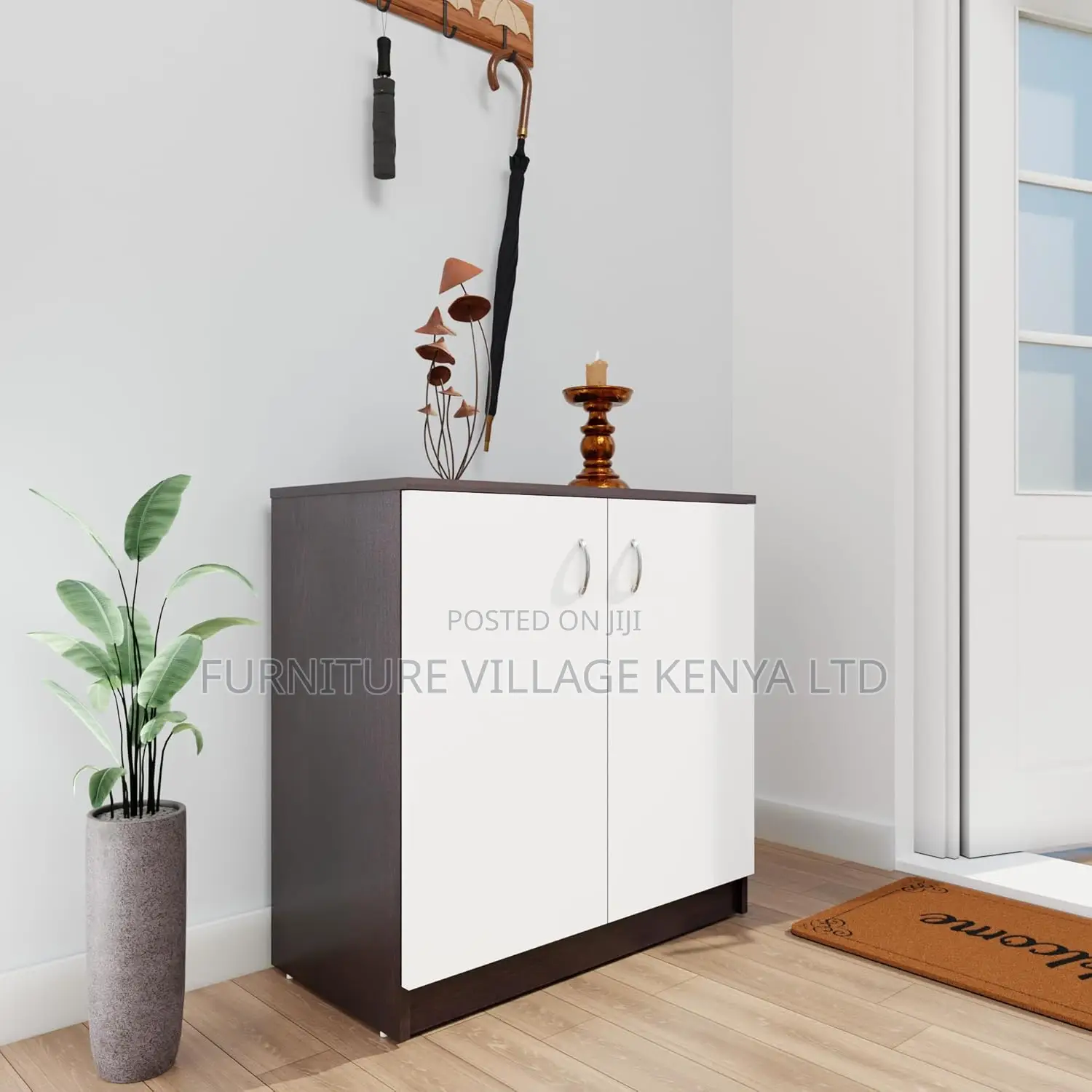 2-door Wooden Office Credenza Cabinet