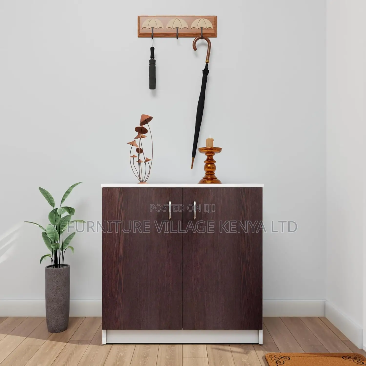 2-door Wooden Office Credenza Cabinet
