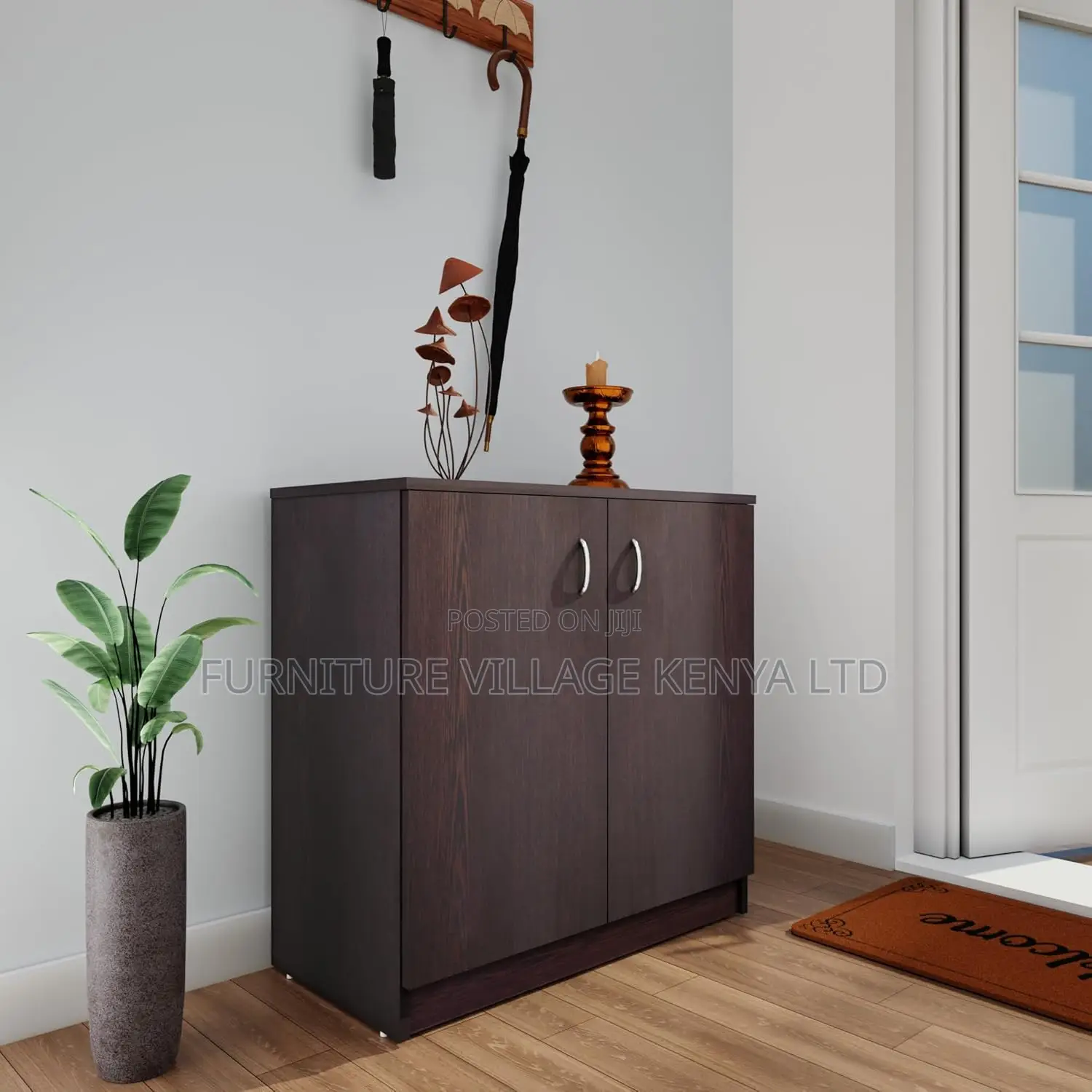 2-door Wooden Office Credenza Cabinet