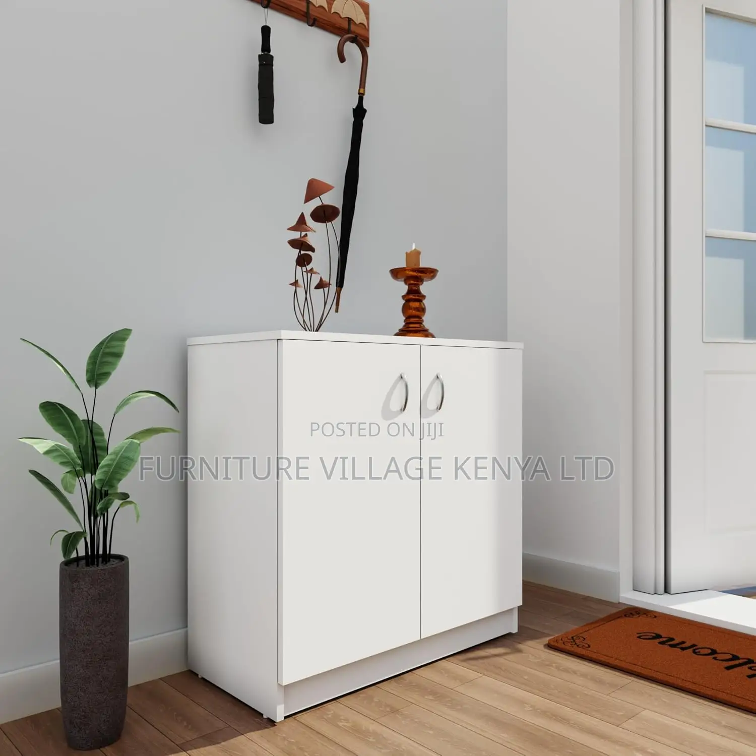 2-door Wooden Office Credenza Cabinet