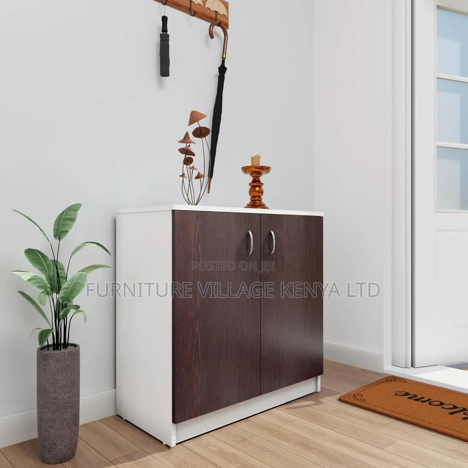 2-door Wooden Office Credenza Cabinet