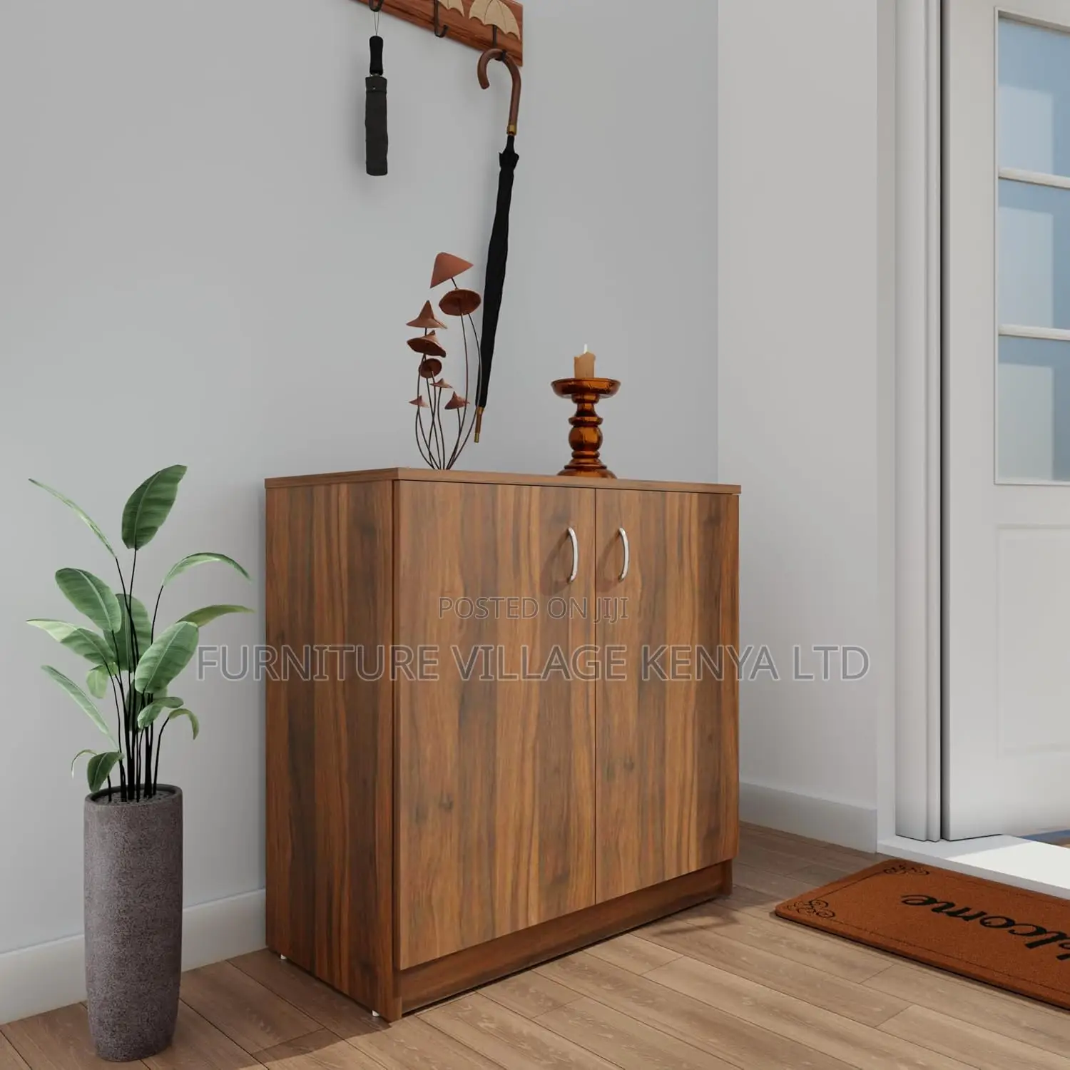2-door Wooden Office Credenza Cabinet