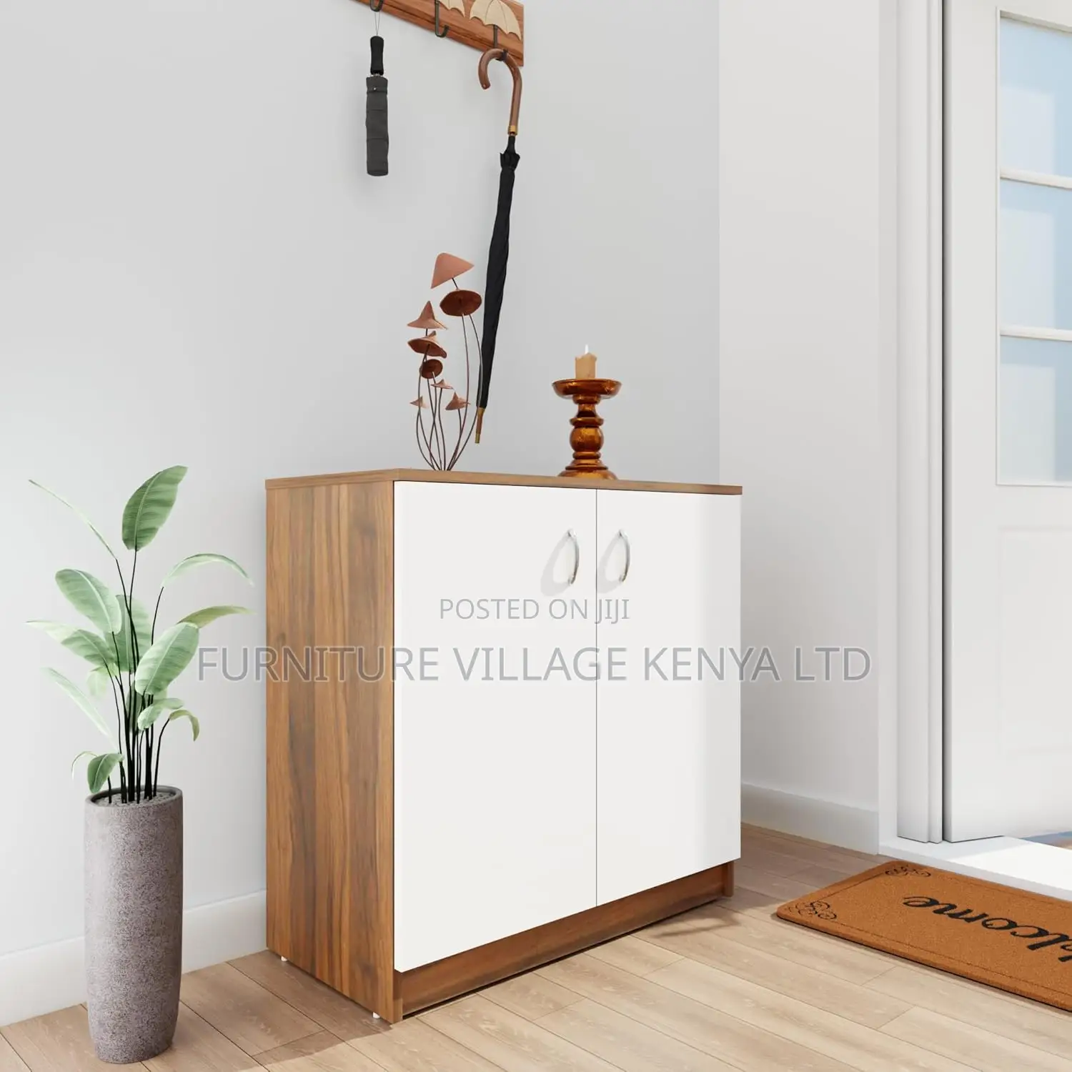 2-door Wooden Office Credenza Cabinet