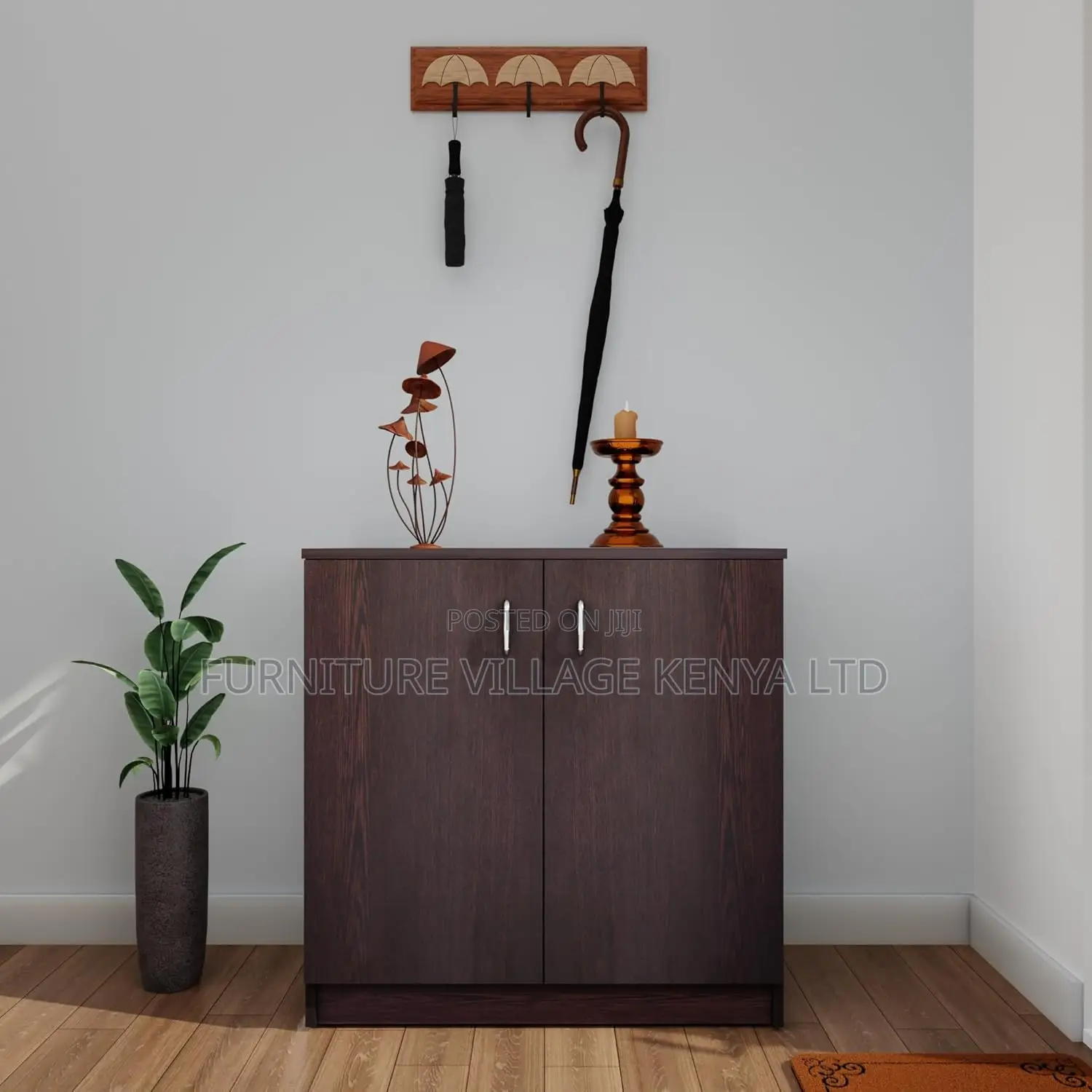 2-door Wooden Office Credenza Cabinet